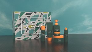 3D model cosmetic packaging