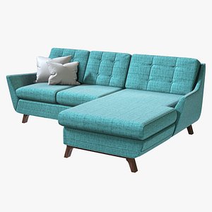 3D realistic joybird eastwood sectional sofa