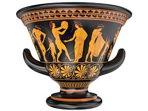 greek pottery ancient 3D model