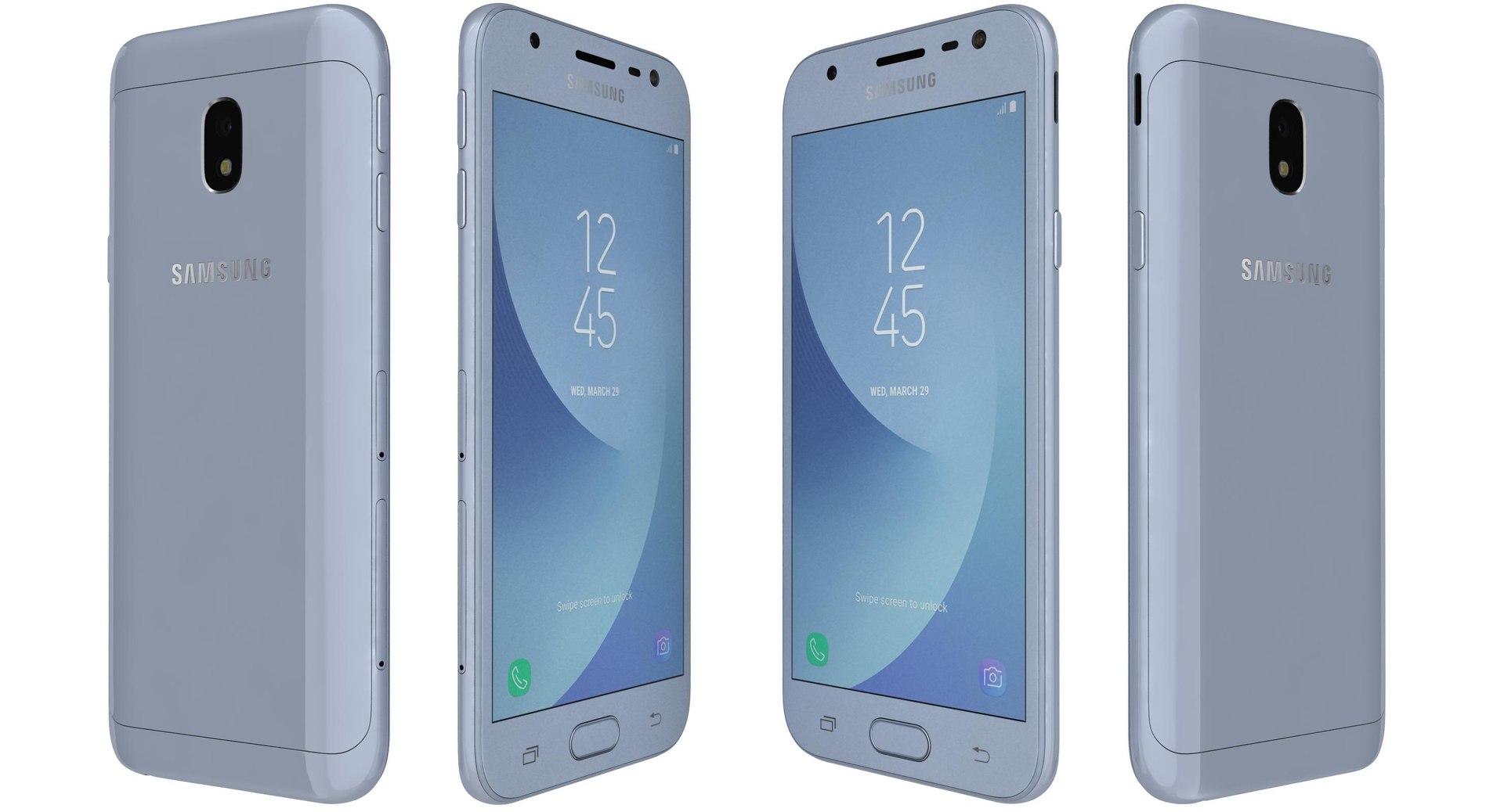 3D Samsung Galaxy J3 2017 Model - TurboSquid 1180868