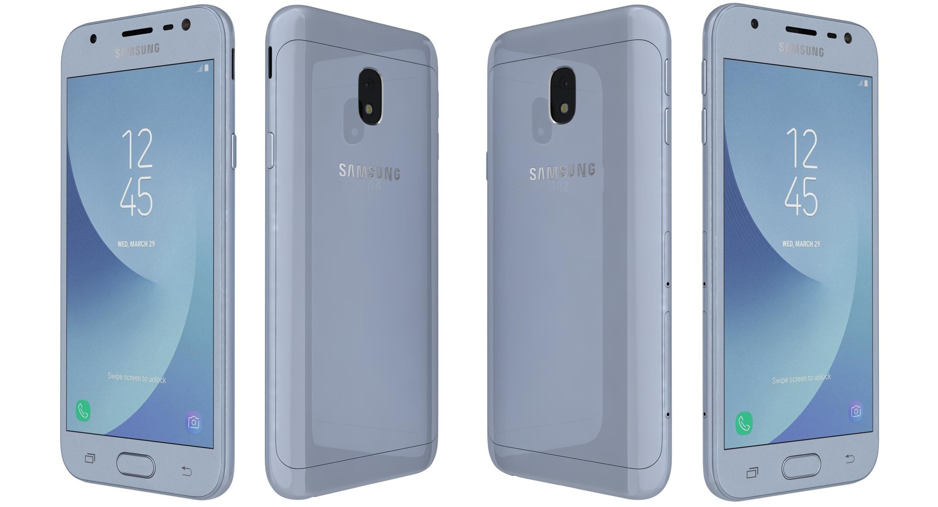 3D Samsung Galaxy J3 2017 Model - TurboSquid 1180868