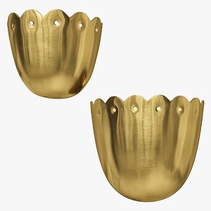 Huey light sconce Tulip 3D model