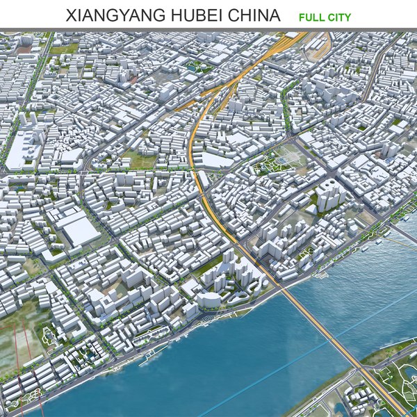 modelo 3d Xiangyang Hubei China TurboSquid 2154923