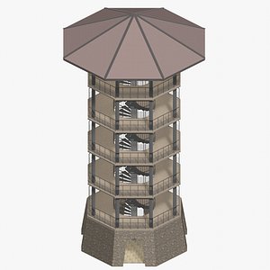 Tropical pavilion 26A70 3D model