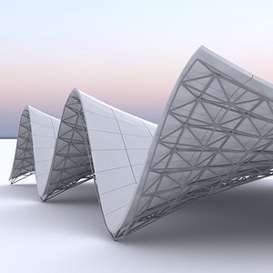Wavy Futuristic Pavilion UNIT-01