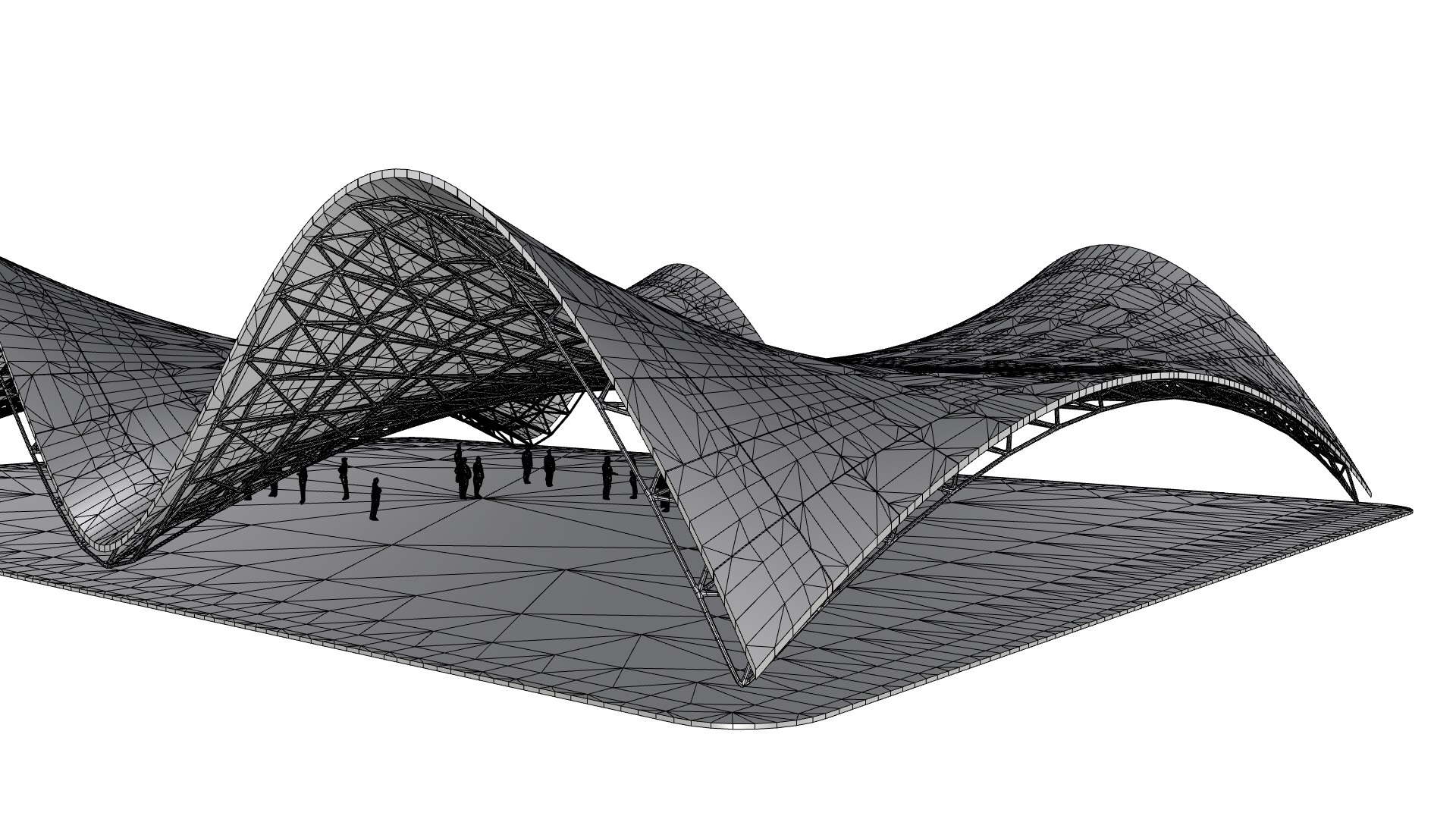 Dancing Truss Structure 3D - TurboSquid 2172534