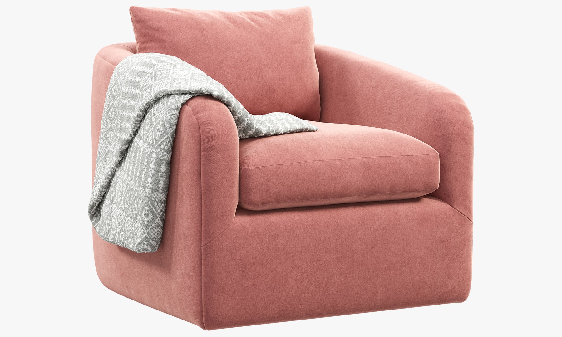 Joybird Amelia Swivel Chair 3D model TurboSquid 2056778