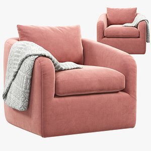 Joybird Amelia Swivel Chair 3D model
