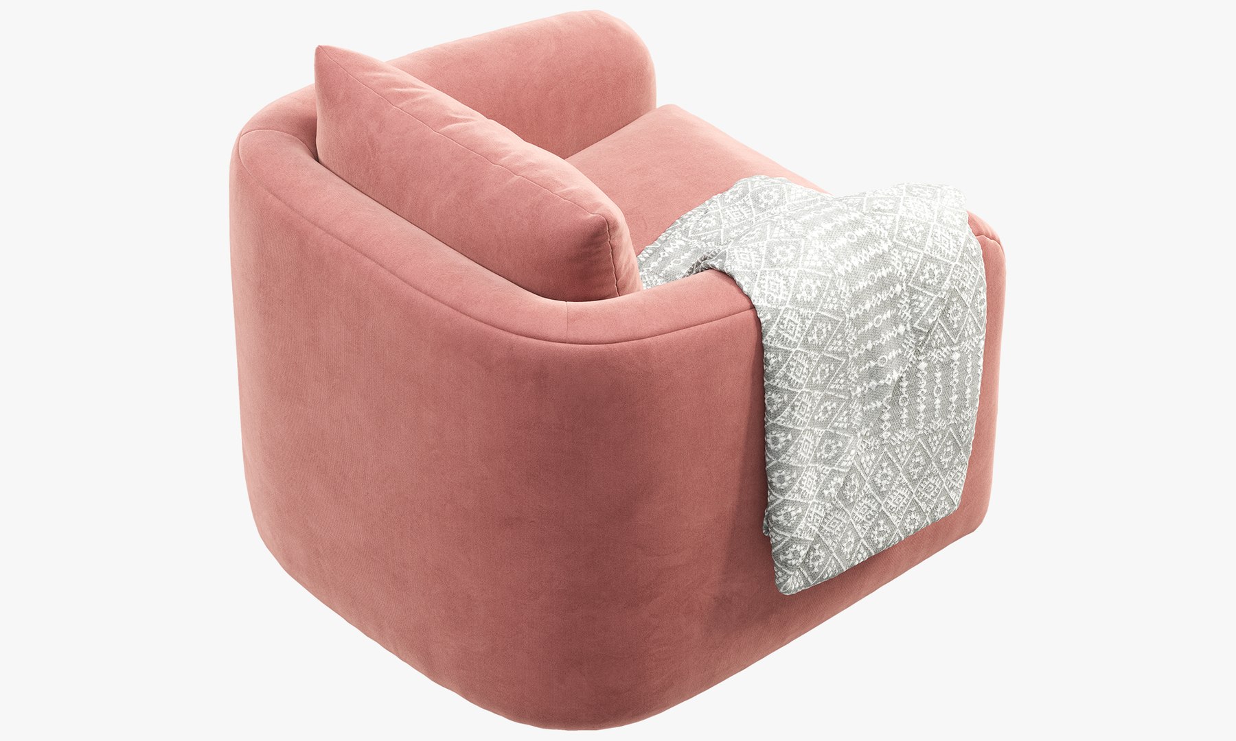 Joybird Amelia Swivel Chair 3D model TurboSquid 2056778