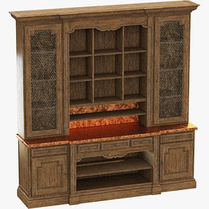 3D Vintage Cupboard model