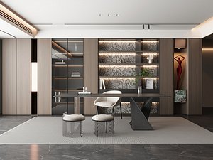 3D model modern office