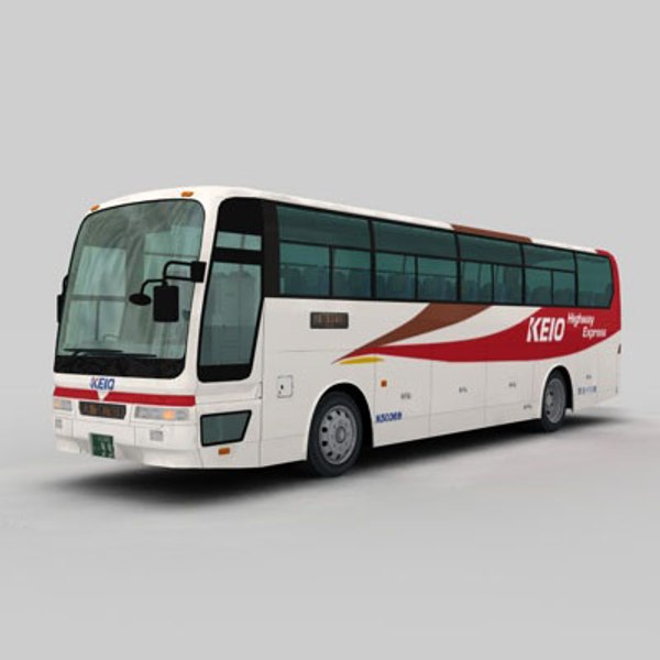 三菱ふそうエアロクイーン（京王高速バス）3Dモデル - TurboSquid 349962