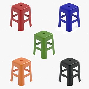 Hard Plastic Stool Bundle