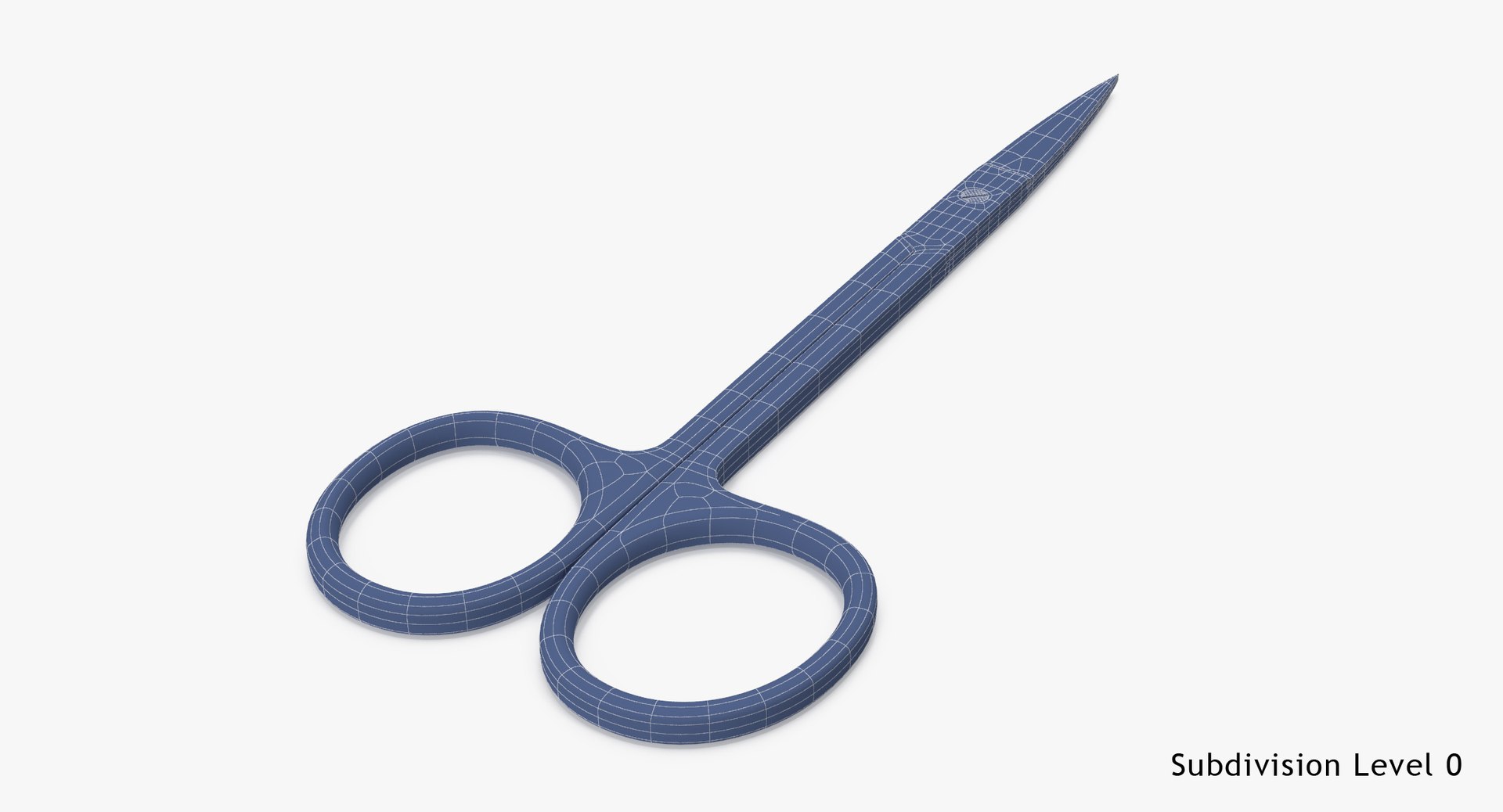 3d Model Of Medical Scissors