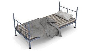 Old Dirty Single Bed