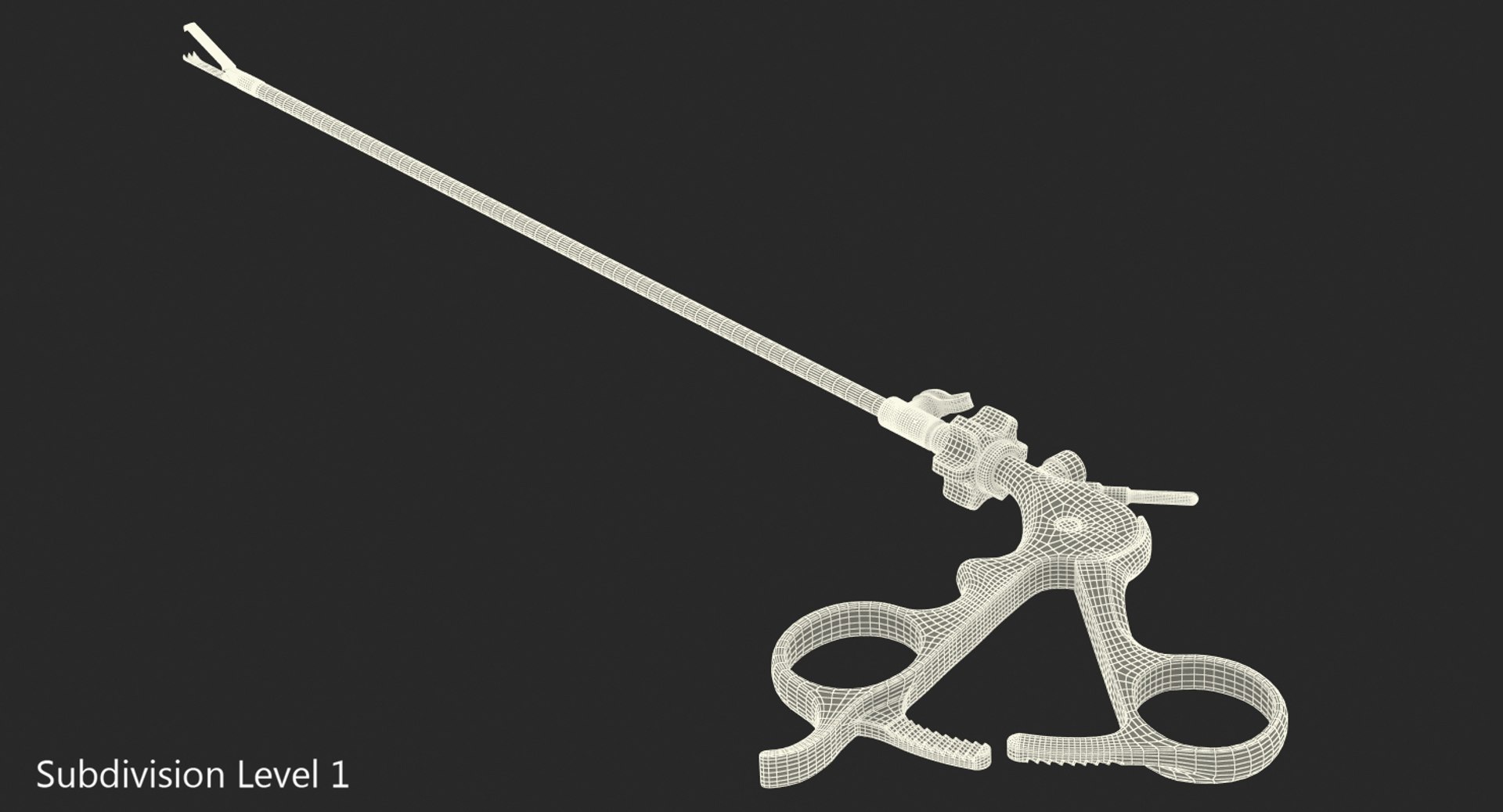 Laparoscopic Instrument Articulated Claw Model TurboSquid 1264996