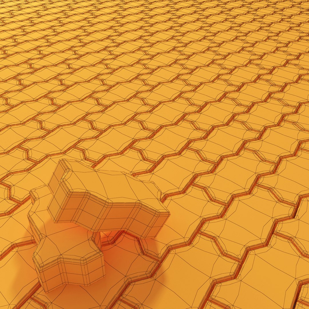 Tiled 3D Model - TurboSquid 1477034