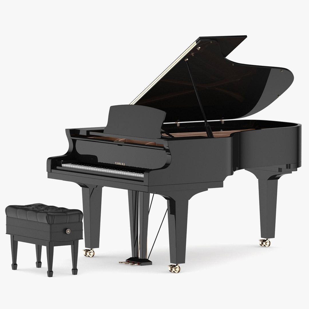 steinway grand piano side view
