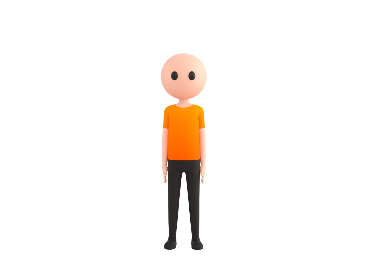 3D Model Character119 Rigged Stick Man - TurboSquid 1758193
