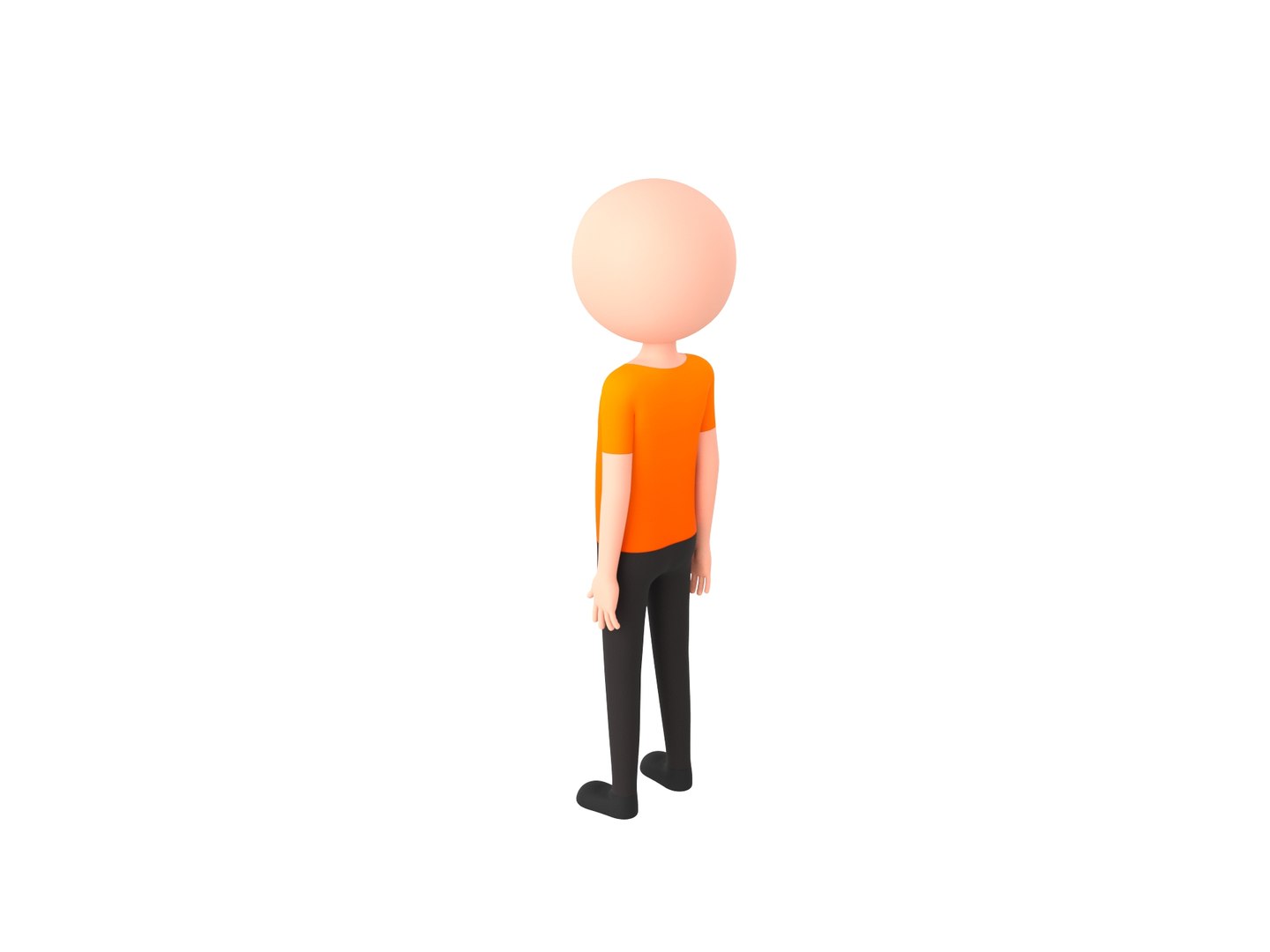 3D Model Character119 Rigged Stick Man - TurboSquid 1758193