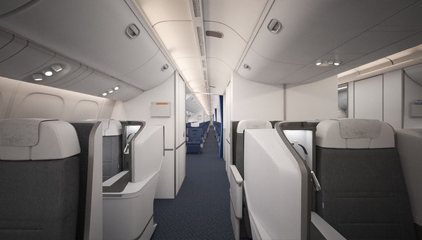 Boeing 777 cabin 3D model - TurboSquid 1353948