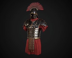 lorica segmentata 3D model