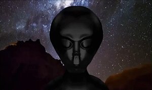 3d model of alien head