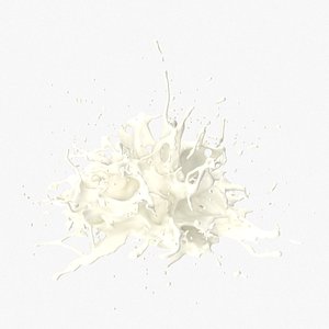 Milk Splash 19 3D model