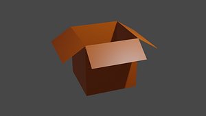 3D cartoon box