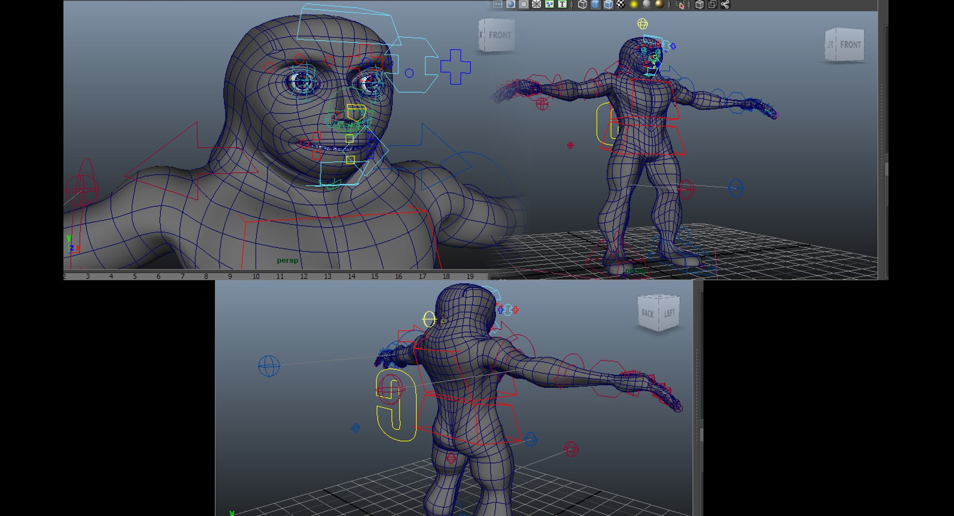 Rigged Character Guys 3d Model