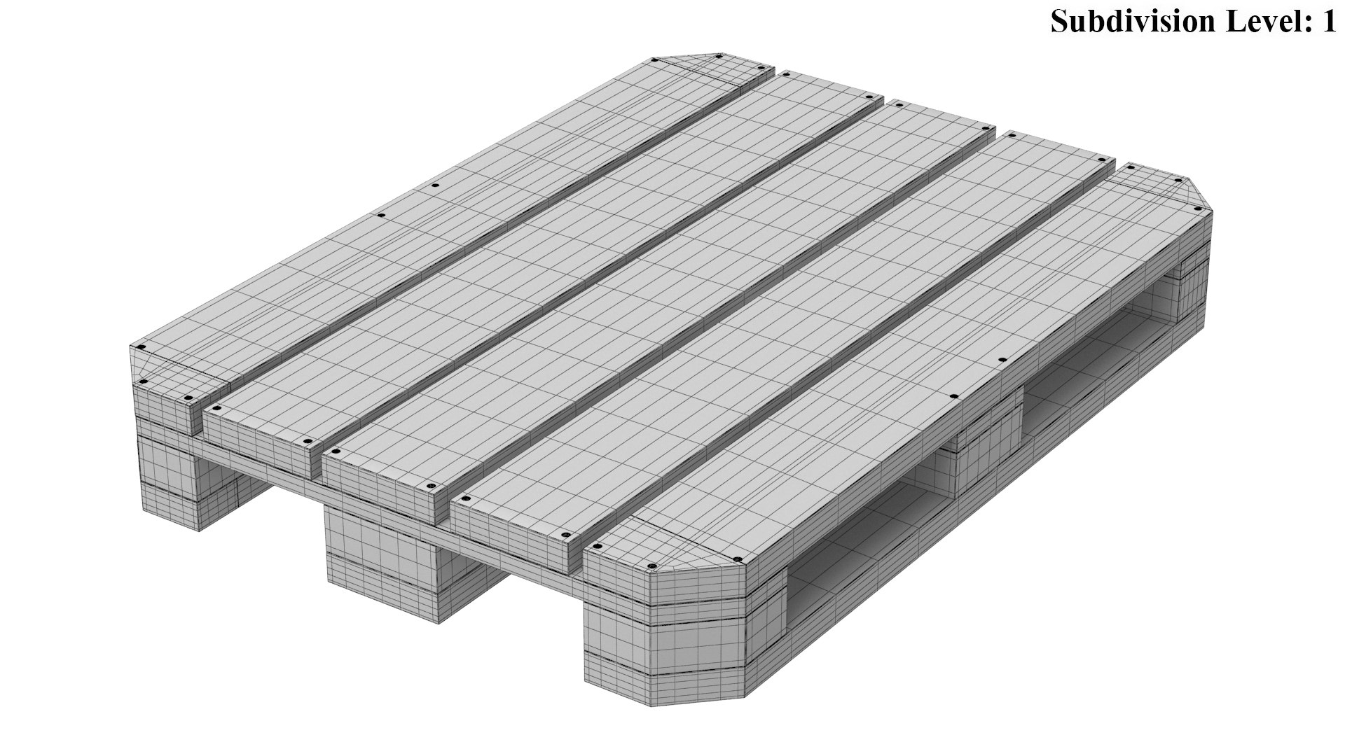 Detailed Wooden Pallet Model - TurboSquid 2093399
