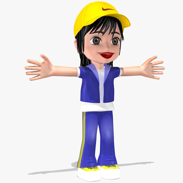 boy cartoon 3D model