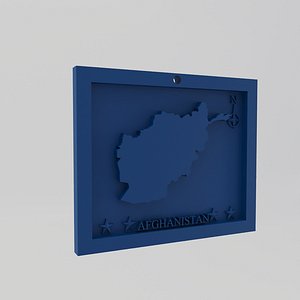 Afghanistan Map Print