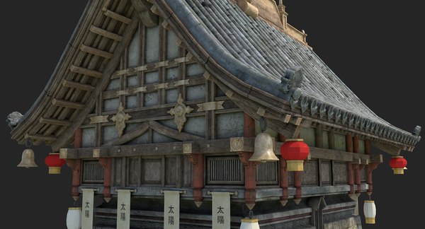 Chinese house 3D model - TurboSquid 1356580