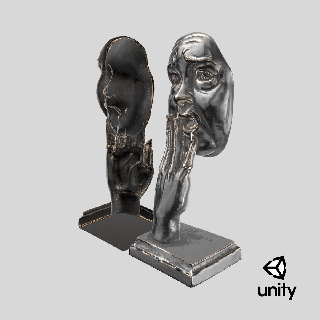 Creative Sculpture Astonishment 3D Model - TurboSquid 2400774