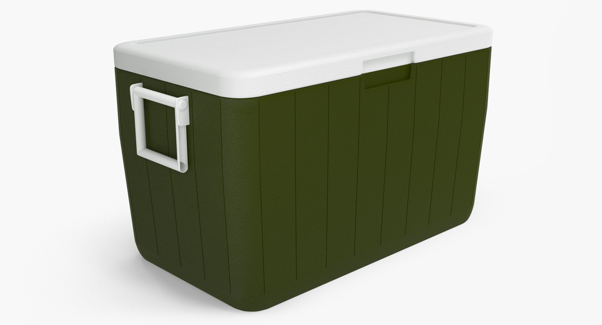 Ice Chest Green 3D Model 3D model preview