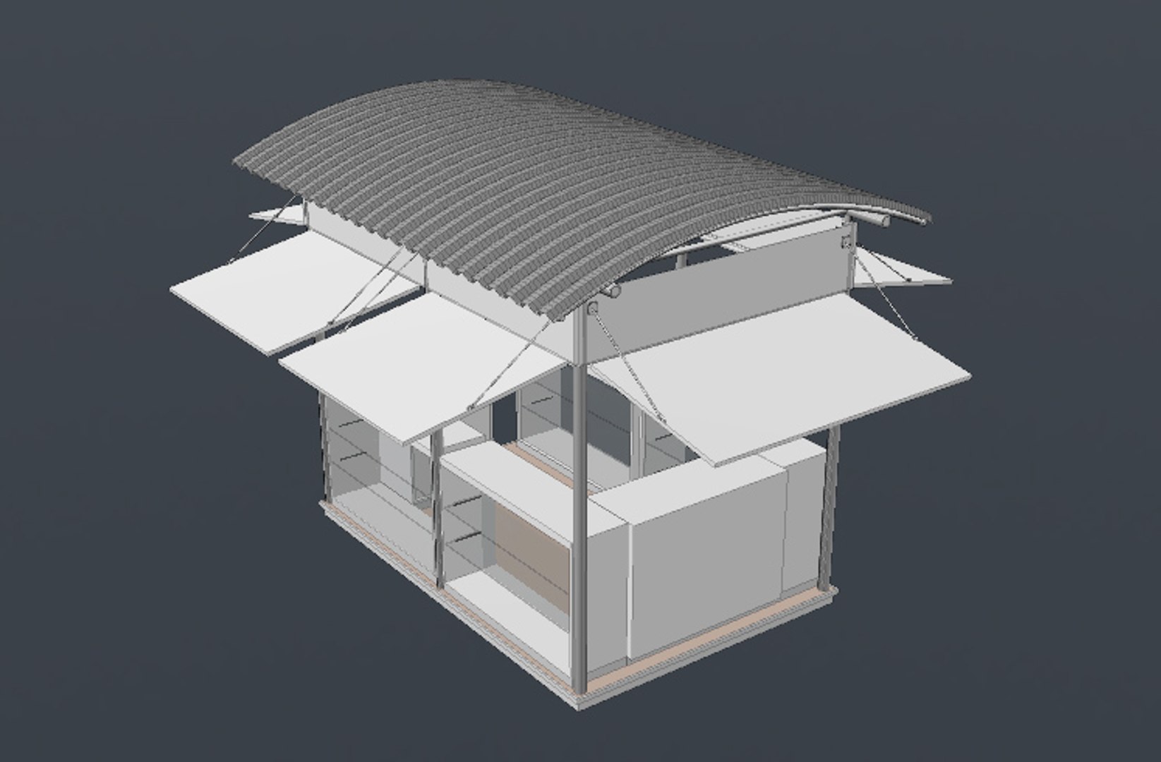 3d model kiosks
