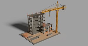 Construction Site 3D model
