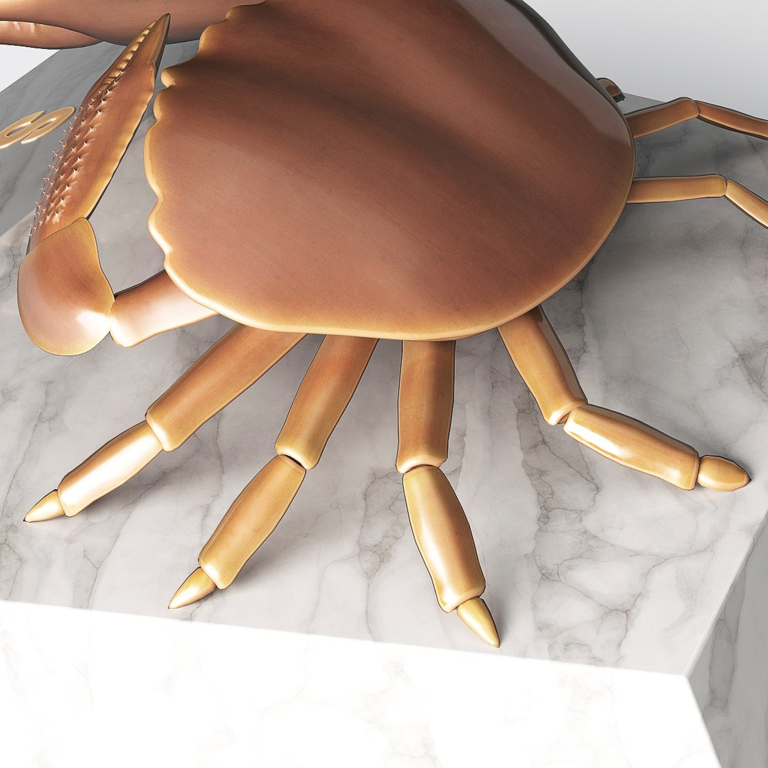Decorative Copper Sculpture Crab 3D model https://p.turbosquid.com/ts-thumb/O9/H5k8Sz/yw/crab_011/jpg/1619129596/1920x1080/fit_q87/6ade57c38dff1790993b7687c0c5d461272ddf90/crab_011.jpg