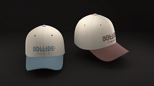 Stylish BOLLIDE Paris Cap 3D model
