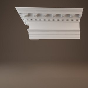 realistic cornice 3D