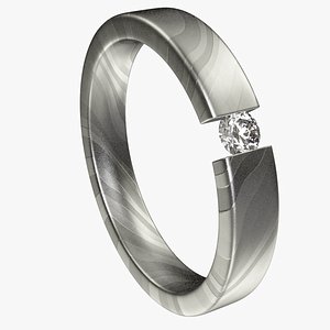 Timascus Diamond Ring