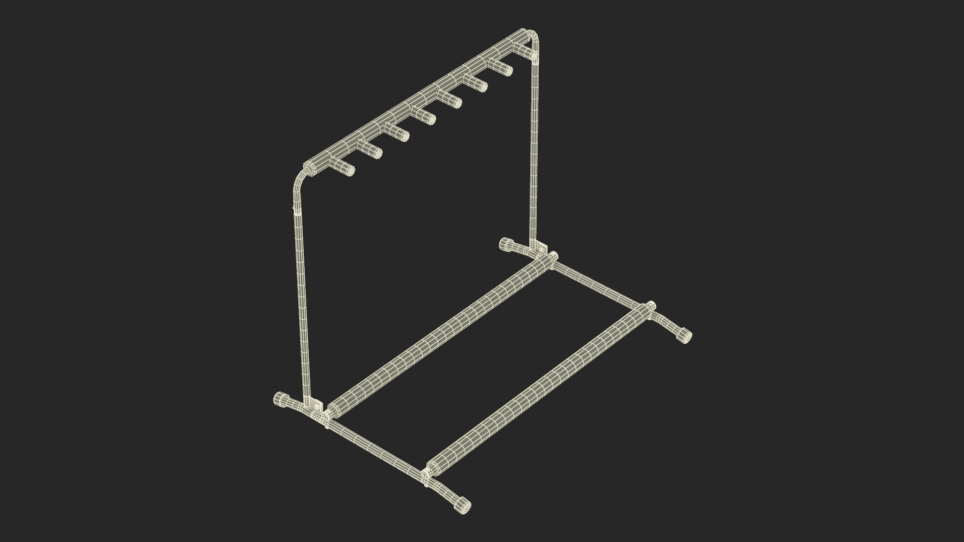 3D Guitar Stand Rack - TurboSquid 2346043
