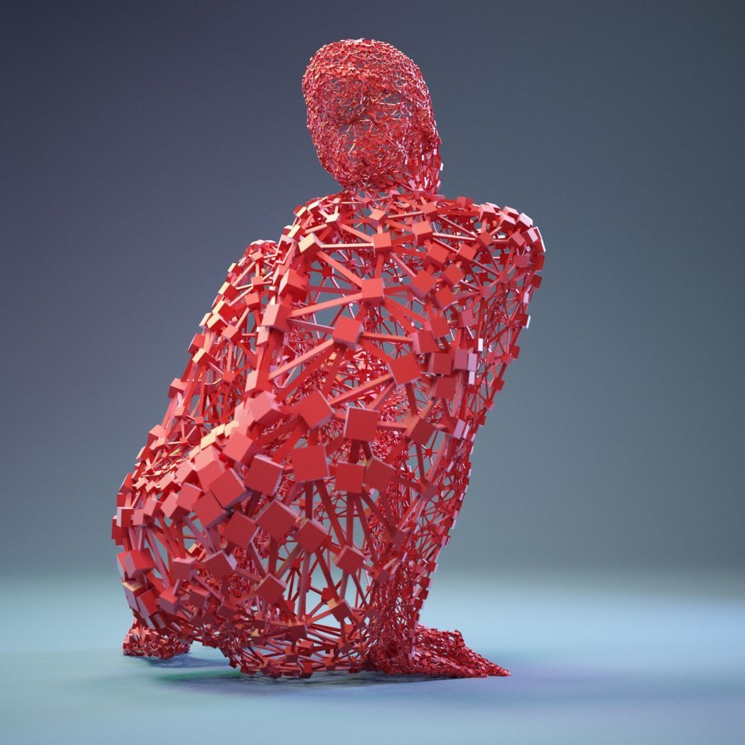 Abstract cubist 3D model - TurboSquid 1399548