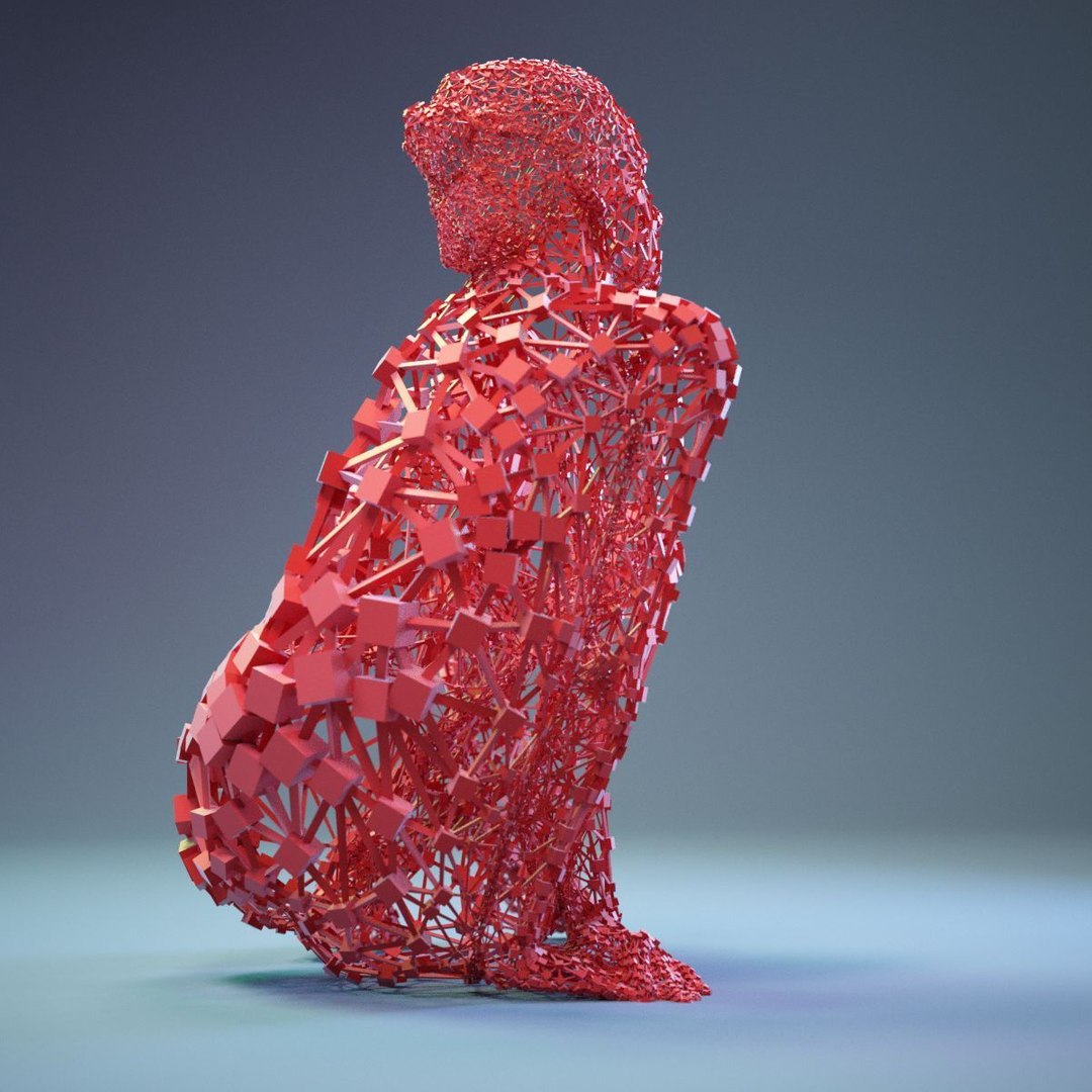 Abstract cubist 3D model - TurboSquid 1399548