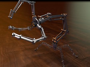 robot rigged c4d