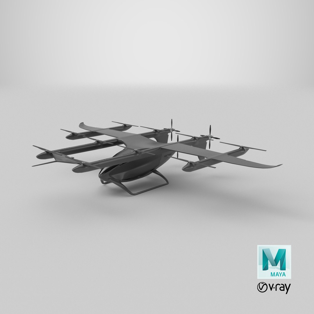 3D Flying Taxi AutoFlight - Gray model https://p.turbosquid.com/ts-thumb/O9/QyKwHT/h7/stemcell_maya_vray_render/png/1712251383/1920x1080/fit_q87/9911e079323c84a2e15790df6759607feb4da1b0/stemcell_maya_vray_render.jpg