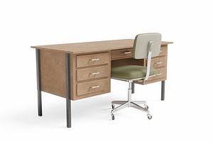 Vintage office chair and desk