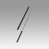 Gun Gale Online Shinkawa Shouichi s Sword Cosplay Prop