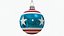 アメリカのクリスマスボールフラグ